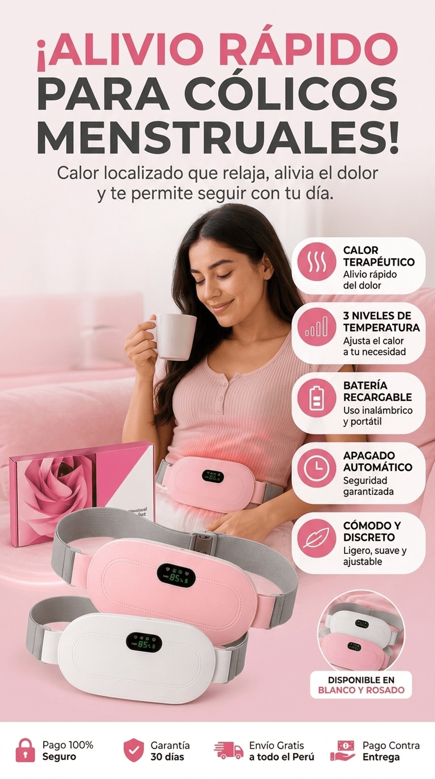 CALENTADOR PARA CÓLICOS MENSTRUALES