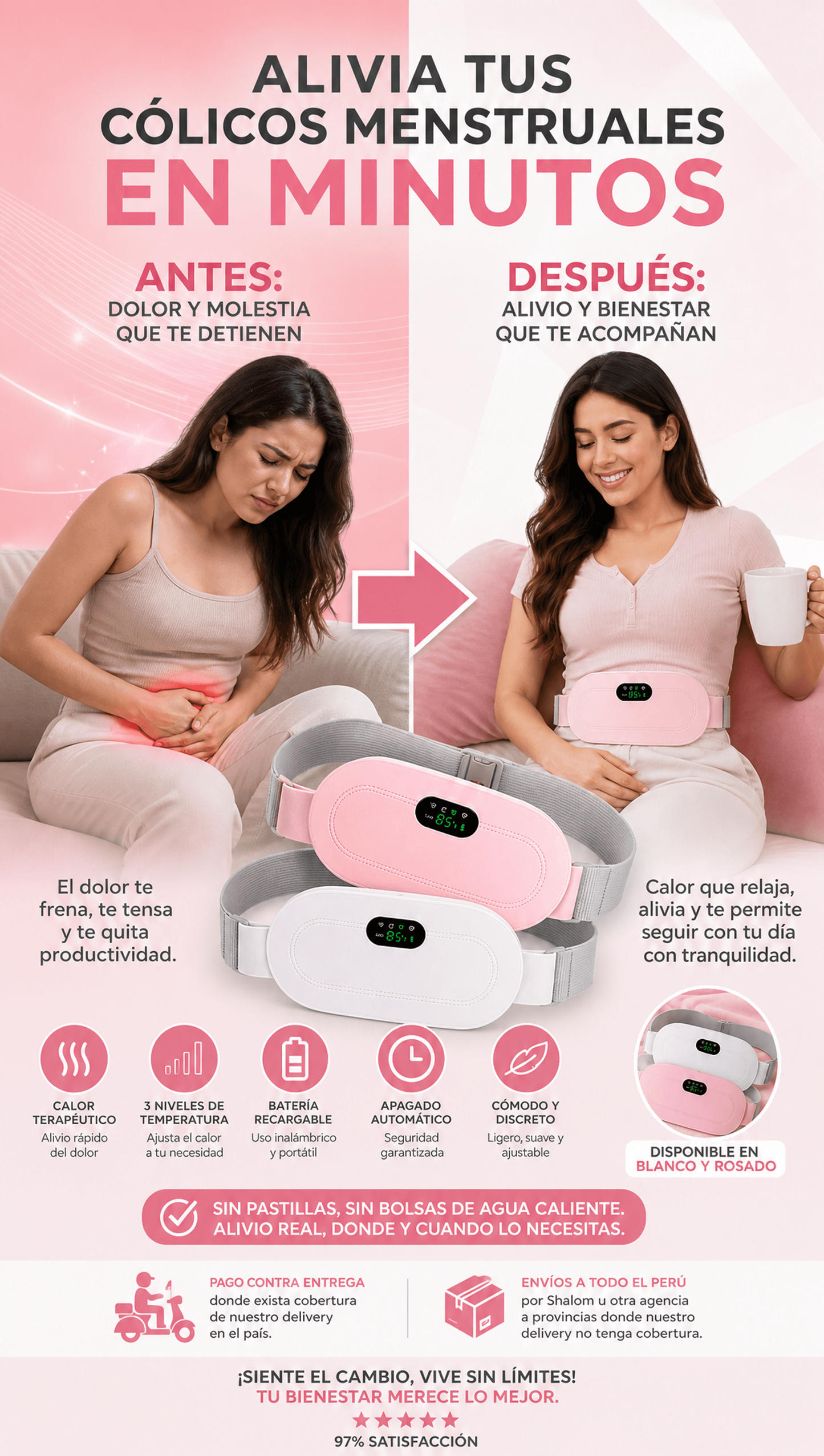 CALENTADOR PARA CÓLICOS MENSTRUALES