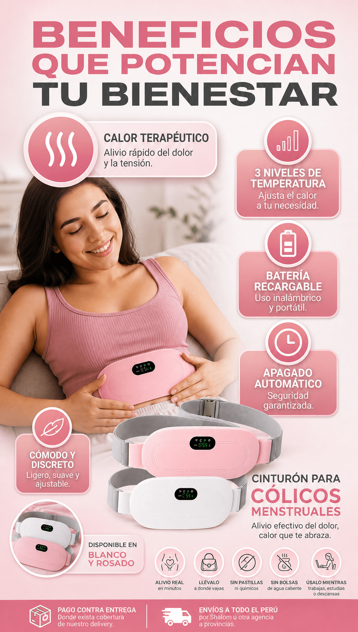 CALENTADOR PARA CÓLICOS MENSTRUALES