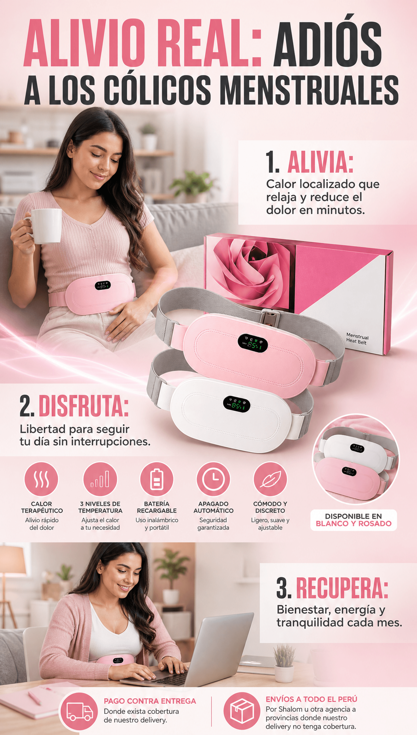 CALENTADOR PARA CÓLICOS MENSTRUALES